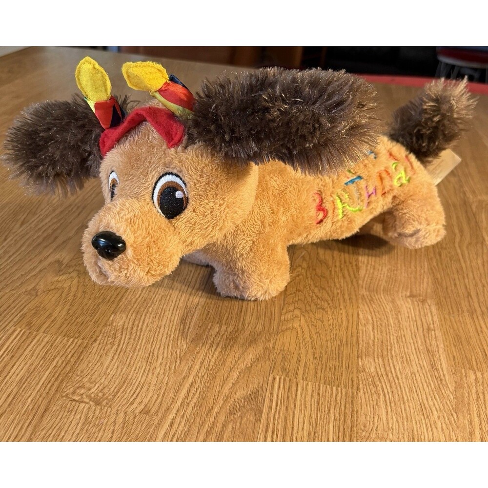 Dachshund Wiener Dog Plush Musical Happy Birthday Gift Singing Animated Pup